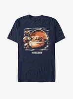 Star Wars The Mandalorian Child Group T-Shirt