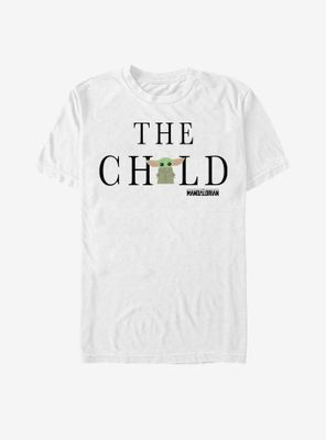 Star Wars The Mandalorian Child Text T-Shirt