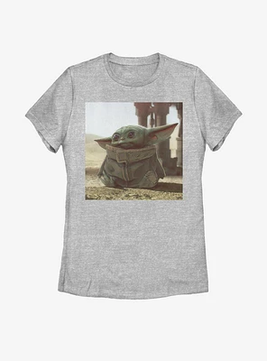 Star Wars The Mandalorian Child Tiny Green Womens T-Shirt