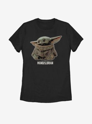 Star Wars The Mandalorian Child Bounty Womens T-Shirt
