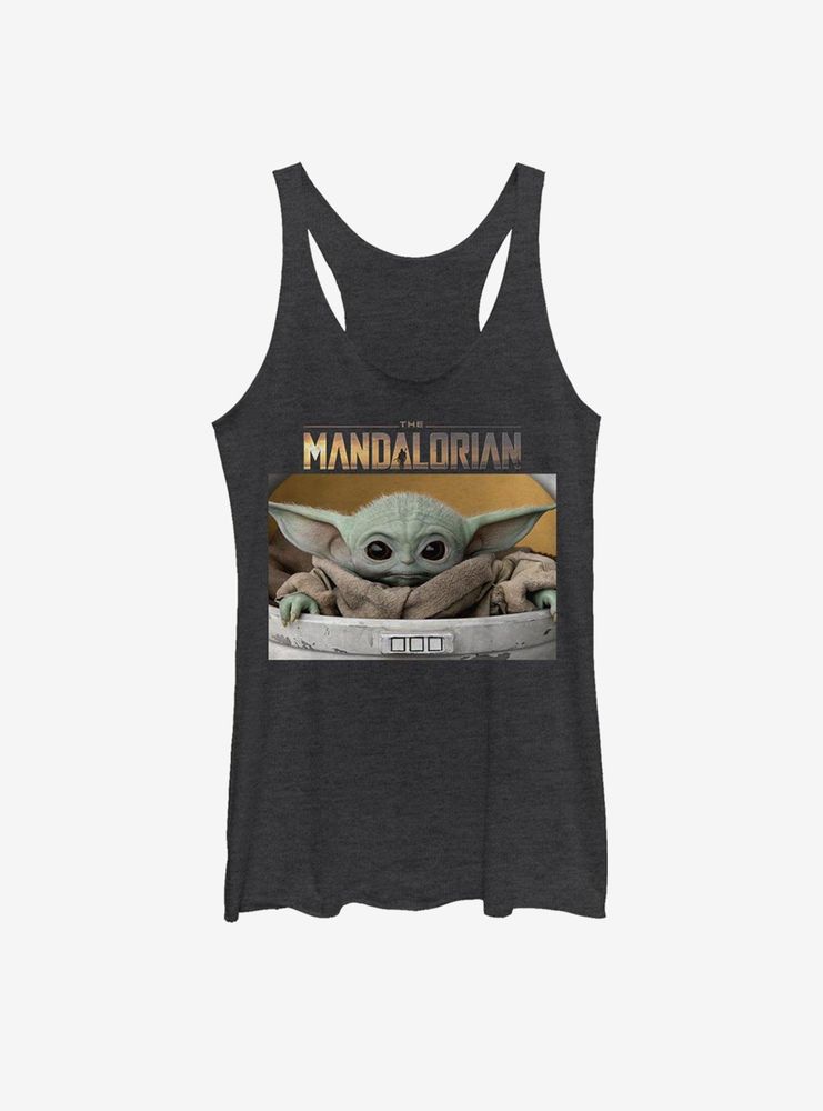 Star Wars The Mandalorian Child Small Box Womens Tank Top