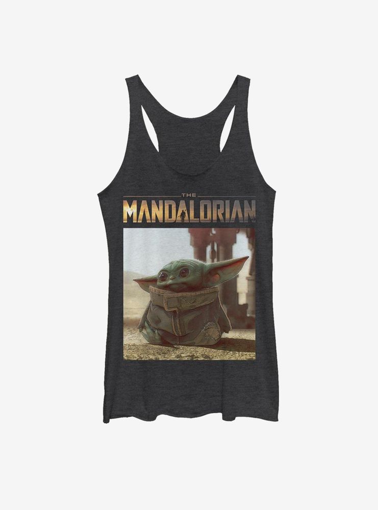 Star Wars The Mandalorian Child Full Square Scene Womens Tank Top