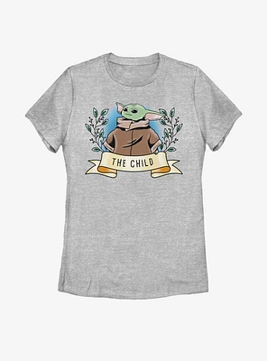 Star Wars The Mandalorian Child Banner Womens T-Shirt