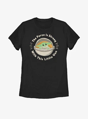 Star Wars The Mandalorian Child Little One Womens T-Shirt