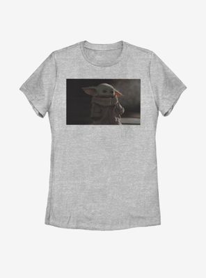 Star Wars The Mandalorian Child Sad Womens T-Shirt