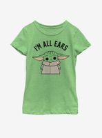 Star Wars The Mandalorian Child All Ears Youth Girls T-Shirt