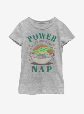 Star Wars The Mandalorian Child Power Nap Youth Girls T-Shirt