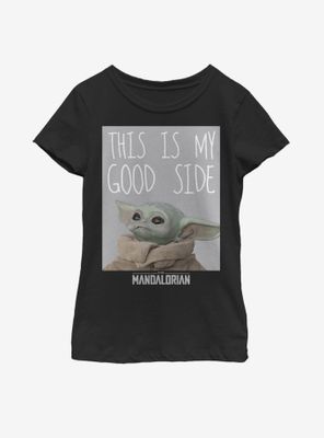 Star Wars The Mandalorian Child Good Side Youth Girls T-Shirt