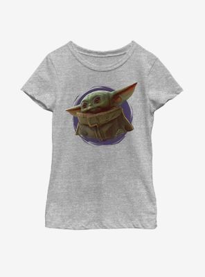 Star Wars The Mandalorian Child Purple Ball Youth Girls T-Shirt