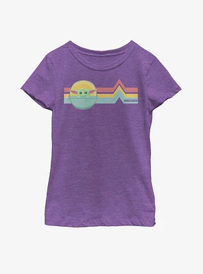 Star Wars The Mandalorian Child Rainbow Pulse Youth Girls T-Shirt