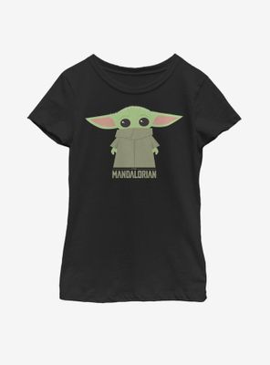 Star Wars The Mandalorian Child Chibi Covered Face Youth Girls T-Shirt