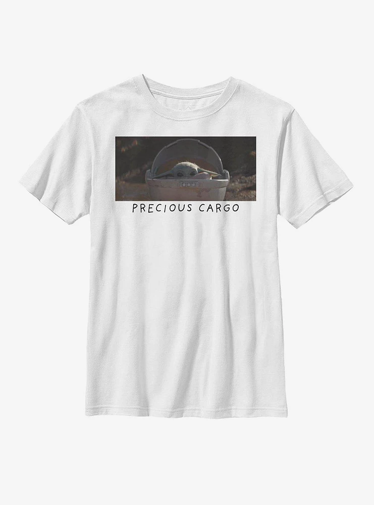 Star Wars The Mandalorian Child Precious Cargo Youth T-Shirt