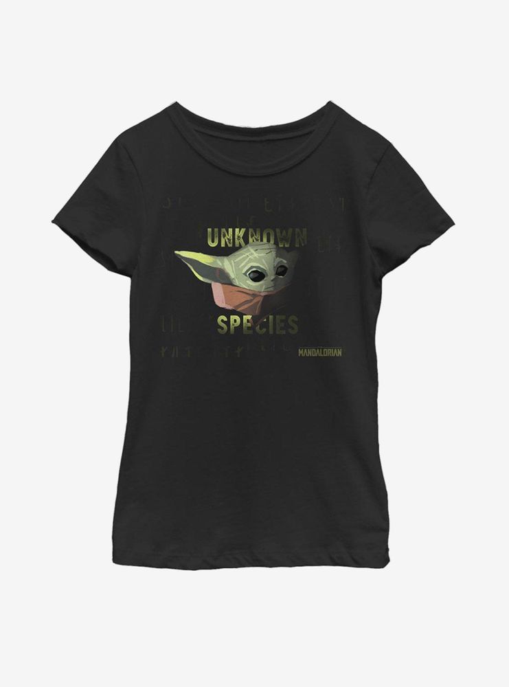 Star Wars The Mandalorian Child Unknown Species Youth Girls T-Shirt