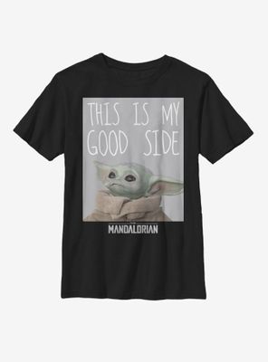 Star Wars The Mandalorian Child Good Side Youth T-Shirt