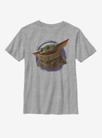 Star Wars The Mandalorian Child Purple Ball Youth T-Shirt