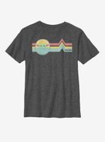 Star Wars The Mandalorian Child Rainbow Pulse Youth T-Shirt