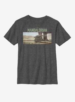 Star Wars The Mandalorian Child Landscape Scene Youth T-Shirt