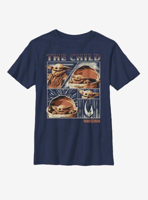 Star Wars The Mandalorian Child Panel Youth T-Shirt