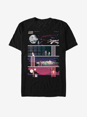Star Wars Pixelated Levels T-Shirt