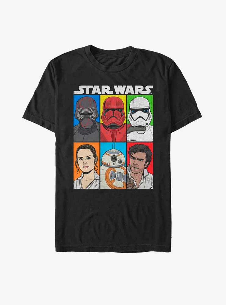 Star Wars Episode IX The Rise Of Skywalker Friends And Foes T-Shirt