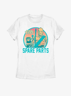 Star Wars Episode IX The Rise Of Skywalker Spare Parts Womens T-Shirt