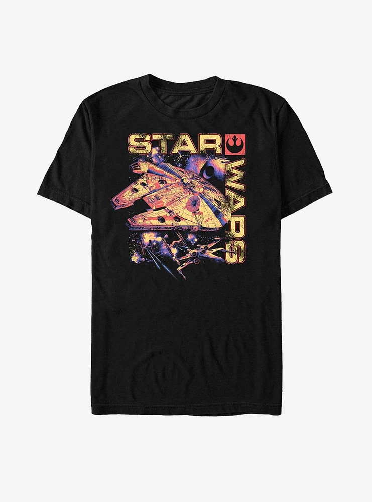 Star Wars Color Falcon T-Shirt
