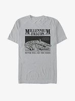 Star Wars Falcon Never Tell The Odds T-Shirt