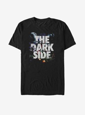 Star Wars Space Battle Interwoven Text T-Shirt