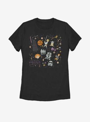 Star Wars Icons Collage Womens T-Shirt