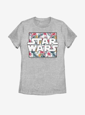 Star Wars Floral Box Womens T-Shirt