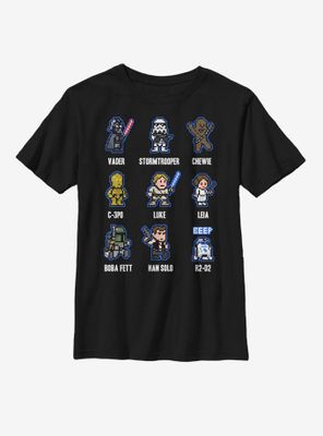 Star Wars Sprite Foil Youth T-Shirt