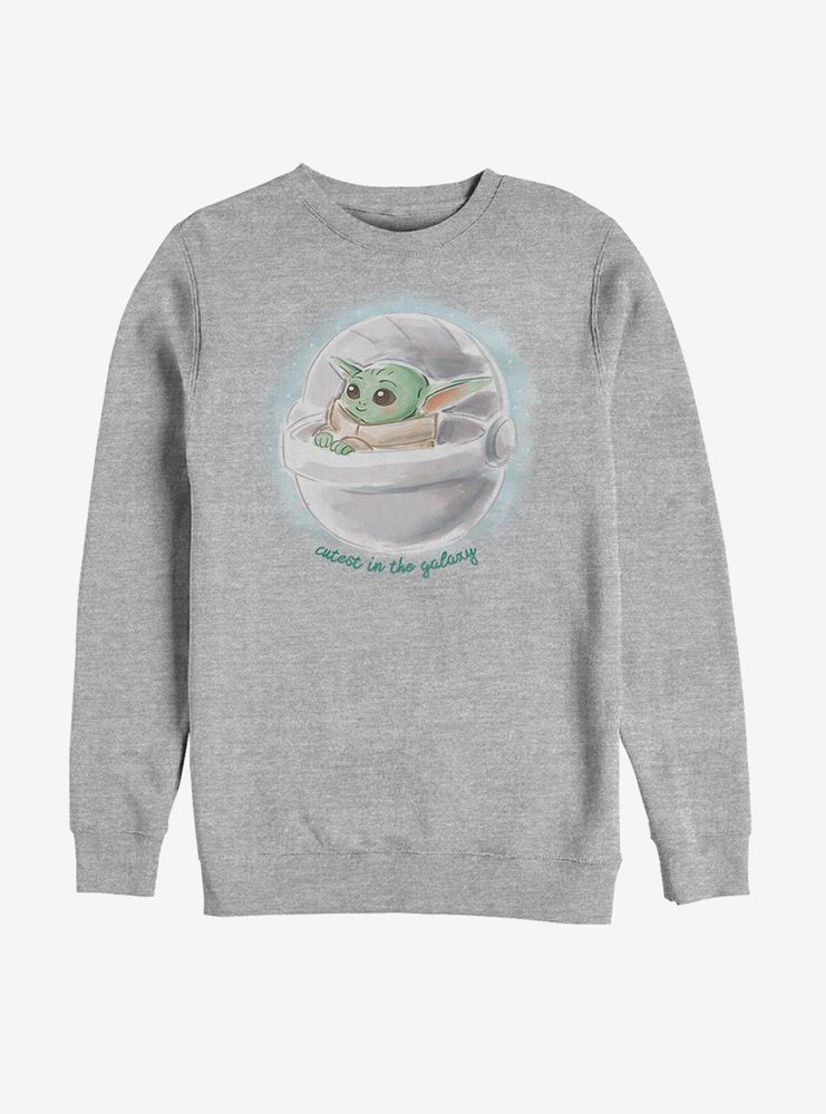 Star Wars The Mandalorian Child Watercolor Sweatshirt