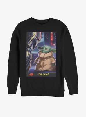 Star Wars The Mandalorian Child Trading Card Sweatshirt