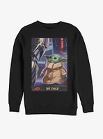 Star Wars The Mandalorian Child Trading Card Sweatshirt