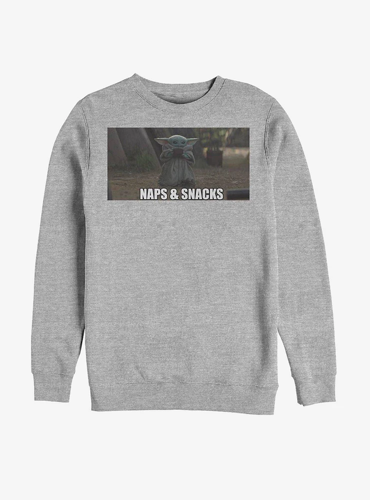Star Wars The Mandalorian Child Naps And Snacks Sweatshirt