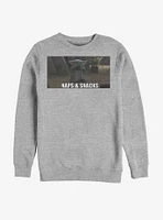Star Wars The Mandalorian Child Naps And Snacks Sweatshirt
