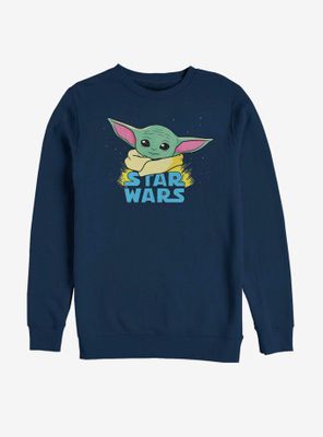 Star Wars The Mandalorian Child Profile Logo Sweatshirt