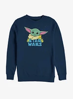 Star Wars The Mandalorian Child Profile Logo Sweatshirt