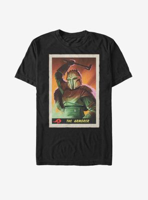 Star Wars The Mandalorian Armorer Card T-Shirt