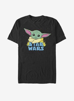 Star Wars The Mandalorian Child Profile Logo T-Shirt