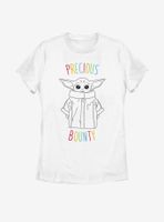 Star Wars The Mandalorian Child Precious Bounty Womens T-Shirt