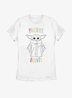 Star Wars The Mandalorian Child Precious Bounty Womens T-Shirt
