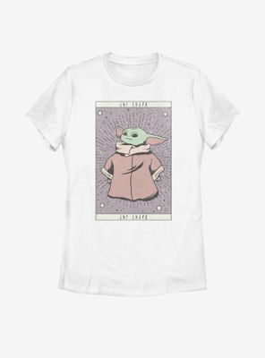 Star Wars The Mandalorian Child Card Womens T-Shirt
