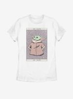 Star Wars The Mandalorian Child Card Womens T-Shirt