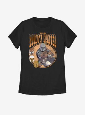 Star Wars The Mandalorian Bounty Hunter Comic Womens T-Shirt