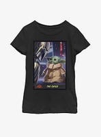 Star Wars The Mandalorian Child Trading Card Youth Girls T-Shirt