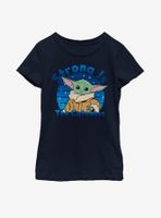 Star Wars The Mandalorian Child Strong Is Cuteness Youth Girls T-Shirt
