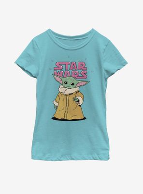 Star Wars The Mandalorian Child Stance Logo Youth Girls T-Shirt