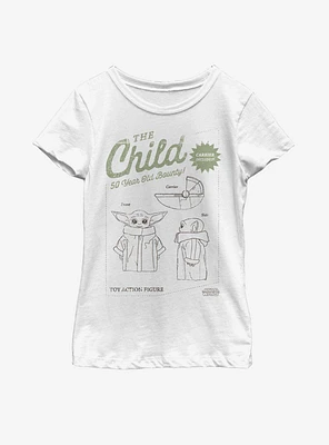 Star Wars The Mandalorian Child Toy Action Figure Youth Girls T-Shirt
