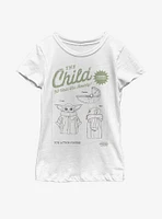 Star Wars The Mandalorian Child Toy Action Figure Youth Girls T-Shirt